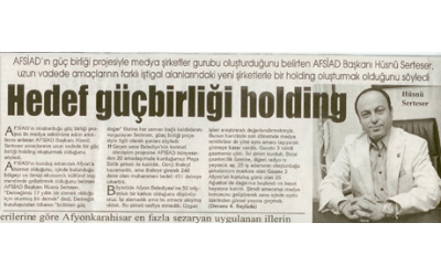 Hedef Güçbirliği Holding - Kocatepe Gazetesi -18.Eylül.2008