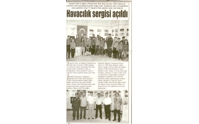 'Havacılık Sergisi Açıldı - Kocatepe Gazetesi - 09.Ağustos.2008'