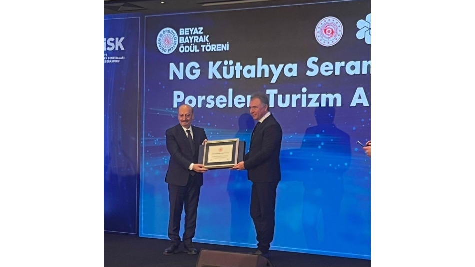 NG Kütahya Seramik Porselen ve Turizm A.Ş Türkiye'nin ilk 10 firması arasında